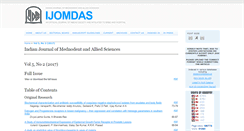 Desktop Screenshot of ijomdas.com