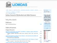 Tablet Screenshot of ijomdas.com